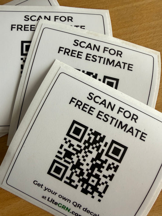 Custom QR Code Decal (2-Pack)